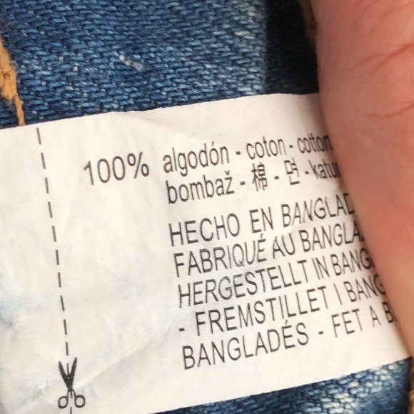 NWTs Zara high rise frayed denim short extra pocket detail - Picture 11 of 11